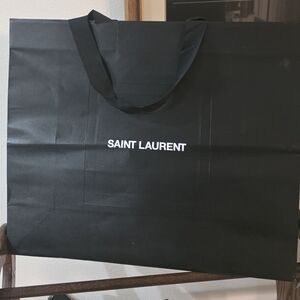St Larurent Coated Shopping Bag